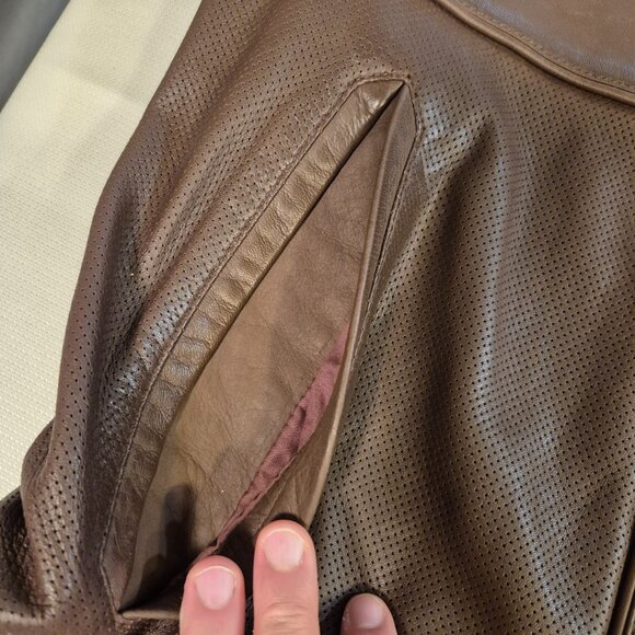 ANDREW MARC leather jacket - Picture 6 of 16